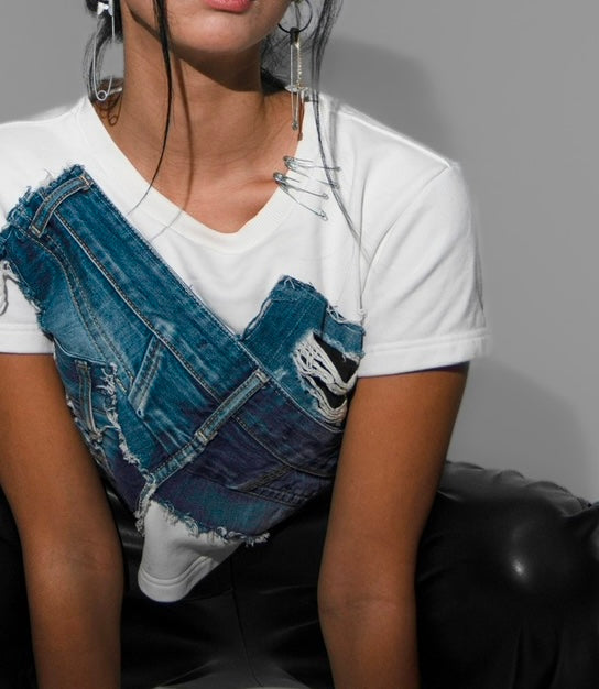Patchwork crop top