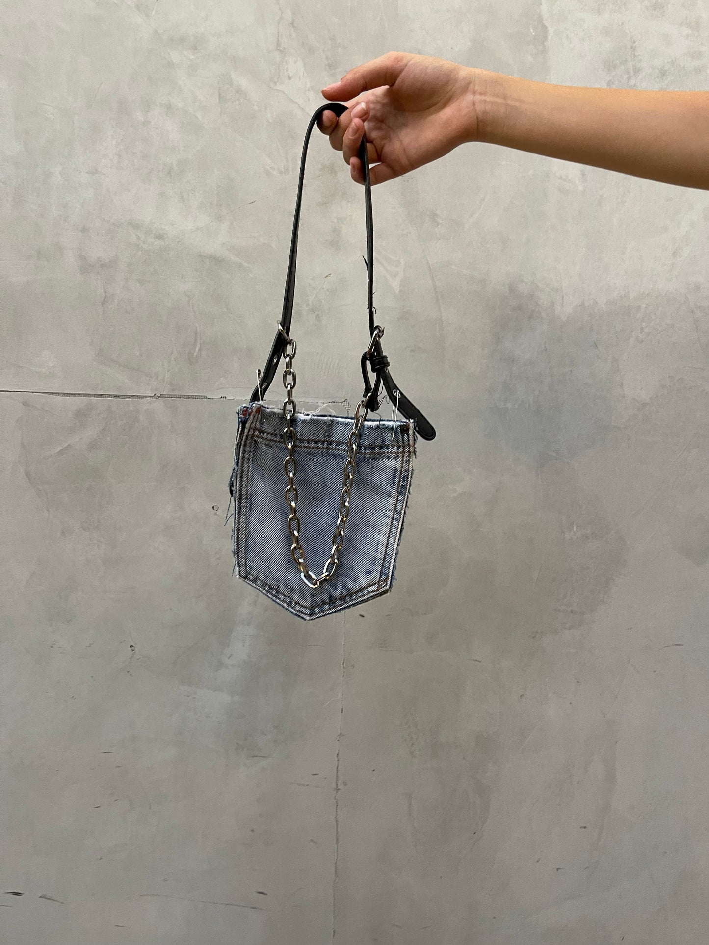 Denim Pocket Bag