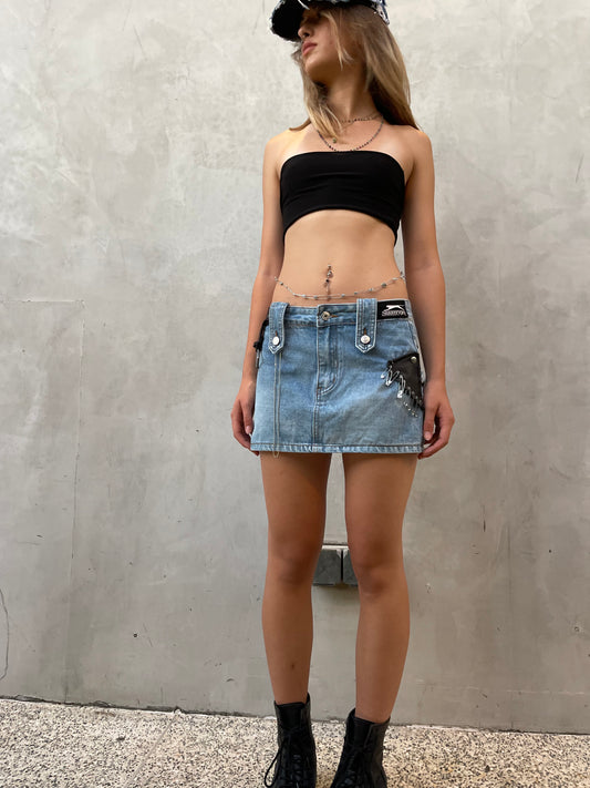 Mini Denim Slazenger Skirt