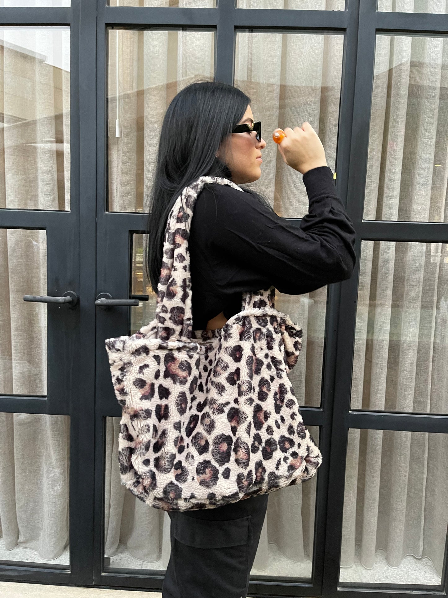 Leopard Fur Bag